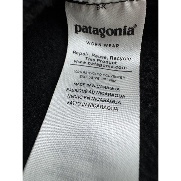 Patagonia Synchilla Fleece Vest Mens XL Black Worn Wear Uber Business 2020 - Picture 4 of 10